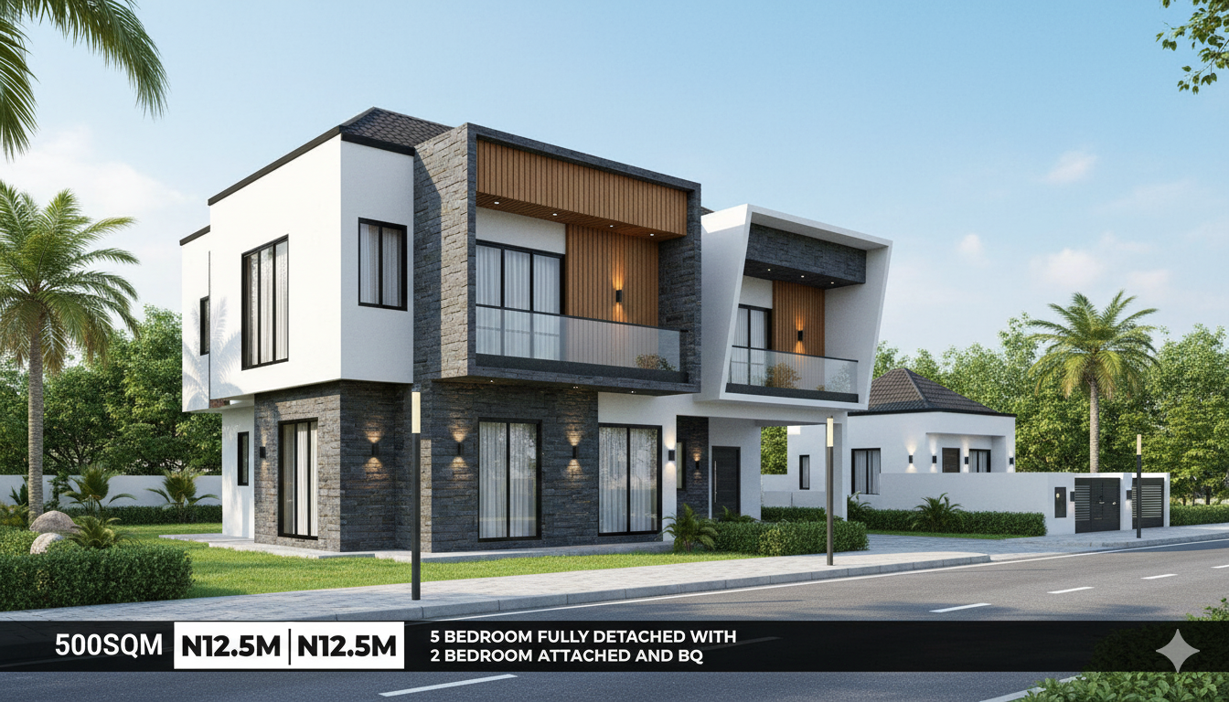 4 Bedroom Fully Detached Duplex with 2 Bedroom attached